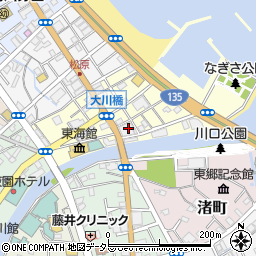 三島信用金庫伊東営業部周辺の地図