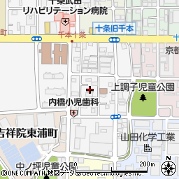 中唐戸児童館周辺の地図