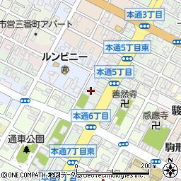 静岡県静岡市葵区大鋸町3周辺の地図