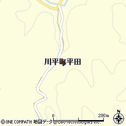 島根県江津市川平町平田周辺の地図