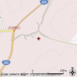 京都府亀岡市西別院町笑路谷小屋周辺の地図
