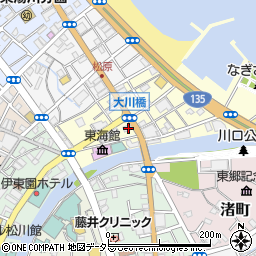 静岡県伊東市東松原町13-22周辺の地図