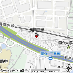 長岡産業株式会社　国分工場周辺の地図