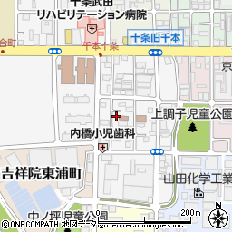 京都府京都市南区上鳥羽南唐戸町43周辺の地図