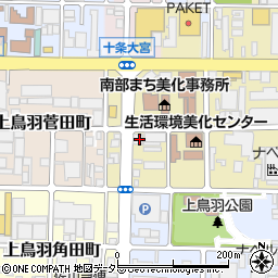 京都府京都市南区西九条森本町55周辺の地図