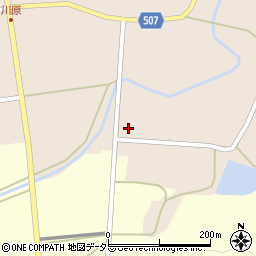 兵庫県三田市川原388周辺の地図