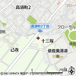 愛知県刈谷市小垣江町己改7周辺の地図