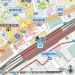 マツモトキヨシ静岡パルシェ店周辺の地図