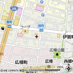 ロードサービス岡崎周辺の地図