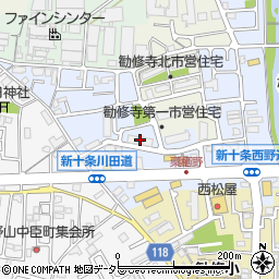 Ａ山科区・カギの緊急隊３６５日２４時間　京都山科打越町センター周辺の地図
