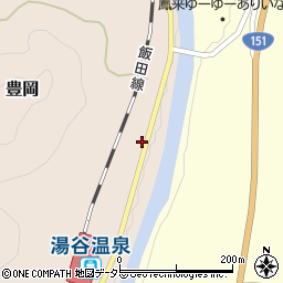 愛知県新城市豊岡（大谷下）周辺の地図