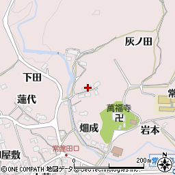 愛知県岡崎市田口町畑成31周辺の地図