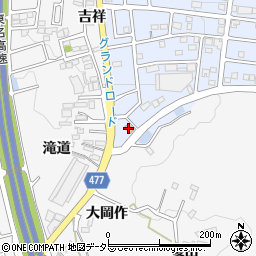 ファミリーマート岡崎真伝町店周辺の地図