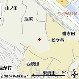 愛知県知多市新知瓶畝16周辺の地図