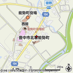 大阪府豊能郡能勢町宿野16周辺の地図