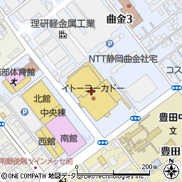 イトーヨーカドー静岡店周辺の地図