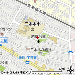 〒446-0055 愛知県安城市緑町の地図