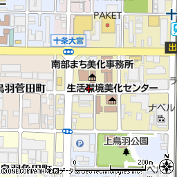 京都府京都市南区西九条森本町48周辺の地図