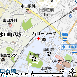 滋賀県甲賀市水口町本町3丁目1-20周辺の地図