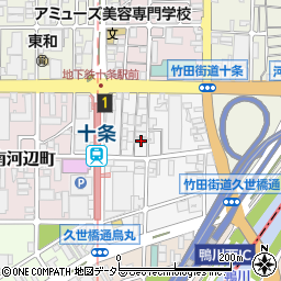 京都府京都市南区東九条南石田町35周辺の地図