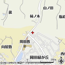 愛知県知多市岡田緑が丘1周辺の地図