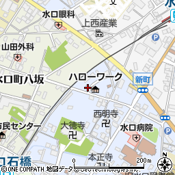 滋賀県甲賀市水口町本町3丁目1-19周辺の地図