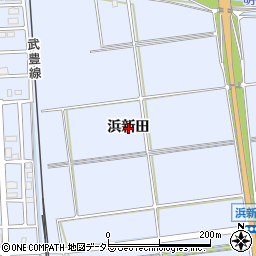 愛知県東浦町（知多郡）石浜（浜新田）周辺の地図
