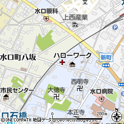 滋賀県甲賀市水口町本町3丁目1-21周辺の地図