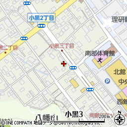 カレーハウスＣｏＣｏ壱番屋静岡小黒店周辺の地図