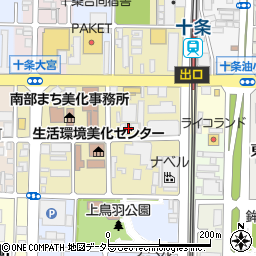 京都府京都市南区西九条森本町77周辺の地図