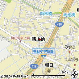 愛知県刈谷市野田町新上納104-4周辺の地図