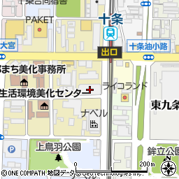 京都府京都市南区西九条森本町74周辺の地図