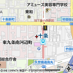 ＊東九条南河辺町[須永]駐車場周辺の地図