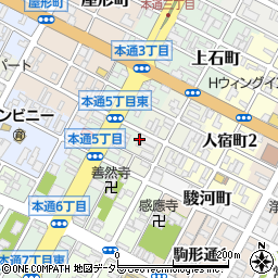 丸源商店周辺の地図