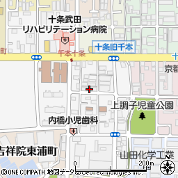 京都府京都市南区上鳥羽南唐戸町16周辺の地図