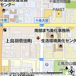 京都府京都市南区西九条森本町3周辺の地図