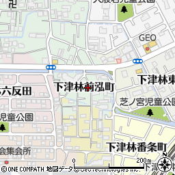 京都府京都市西京区下津林前泓町110周辺の地図