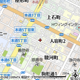 静岡県静岡市葵区梅屋町周辺の地図