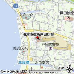 戸田漁協周辺の地図