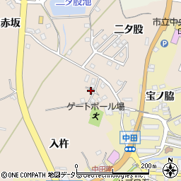 愛知県知多市日長入杵周辺の地図
