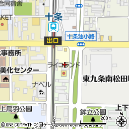 京都府京都市南区西九条柳ノ内町83周辺の地図