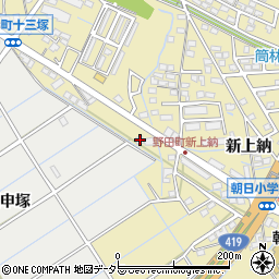 愛知県刈谷市野田町新上納9周辺の地図