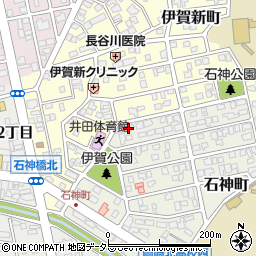 愛知県岡崎市石神町11-2周辺の地図