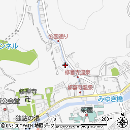 静岡県伊豆市修善寺784-3周辺の地図