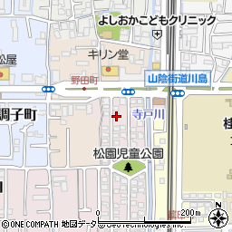 京都府京都市西京区川島松園町20周辺の地図
