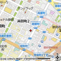 静岡ユーアイホテル周辺の地図