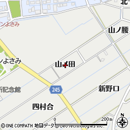 愛知県刈谷市高須町山ノ田周辺の地図