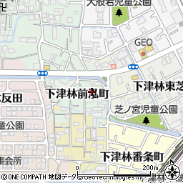 京都府京都市西京区下津林前泓町89周辺の地図
