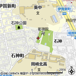 愛知県岡崎市石神町19-8周辺の地図