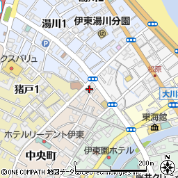 静岡県伊東市中央町2-8周辺の地図